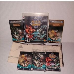 The Eye of Judgment PS3 Game Starter Decks With Mat Sony PlayStation 3